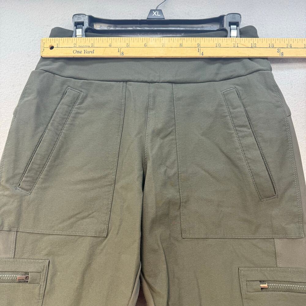 EUC Athleta Headlands Hybrid High Rise Cargo Leggings Women's 4 Olive Green EUC - Picture 11 of 15